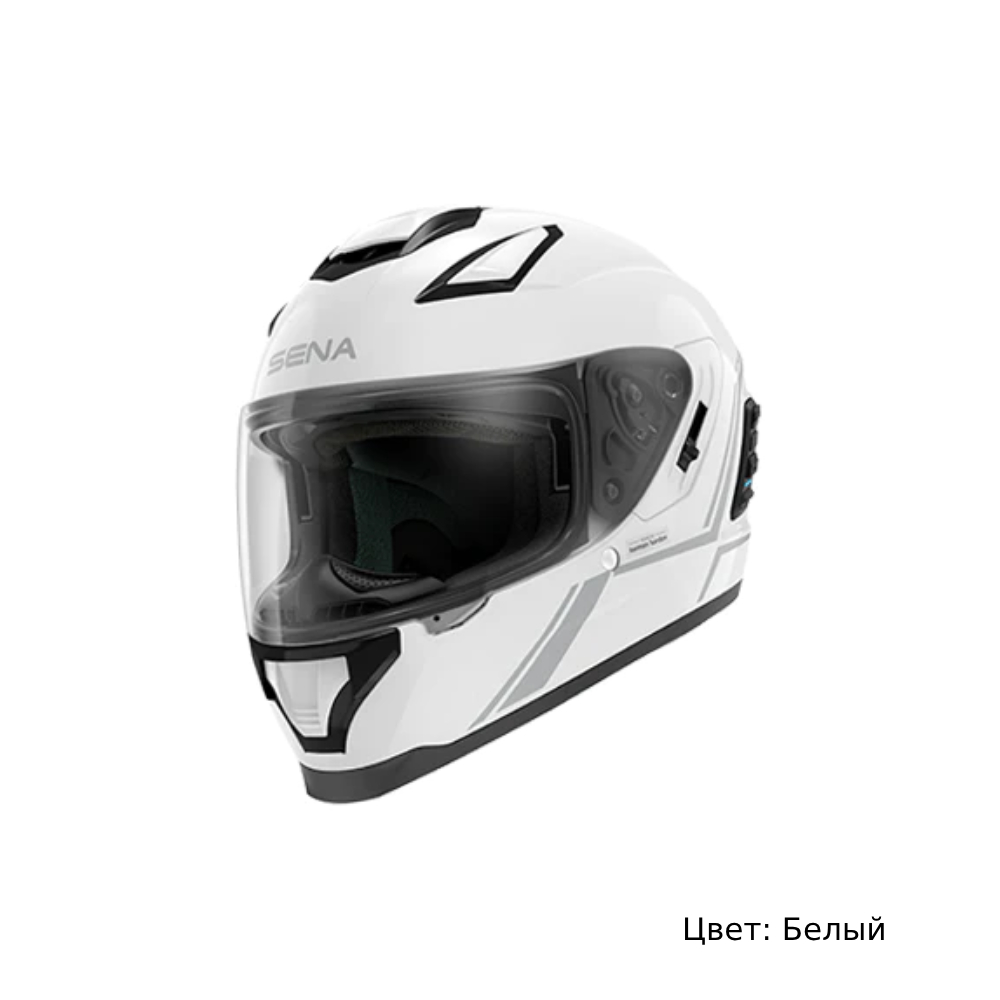 Умный мотоциклетный шлем с поддержкой Mesh Intercom и Bluetooth. Sena ...
